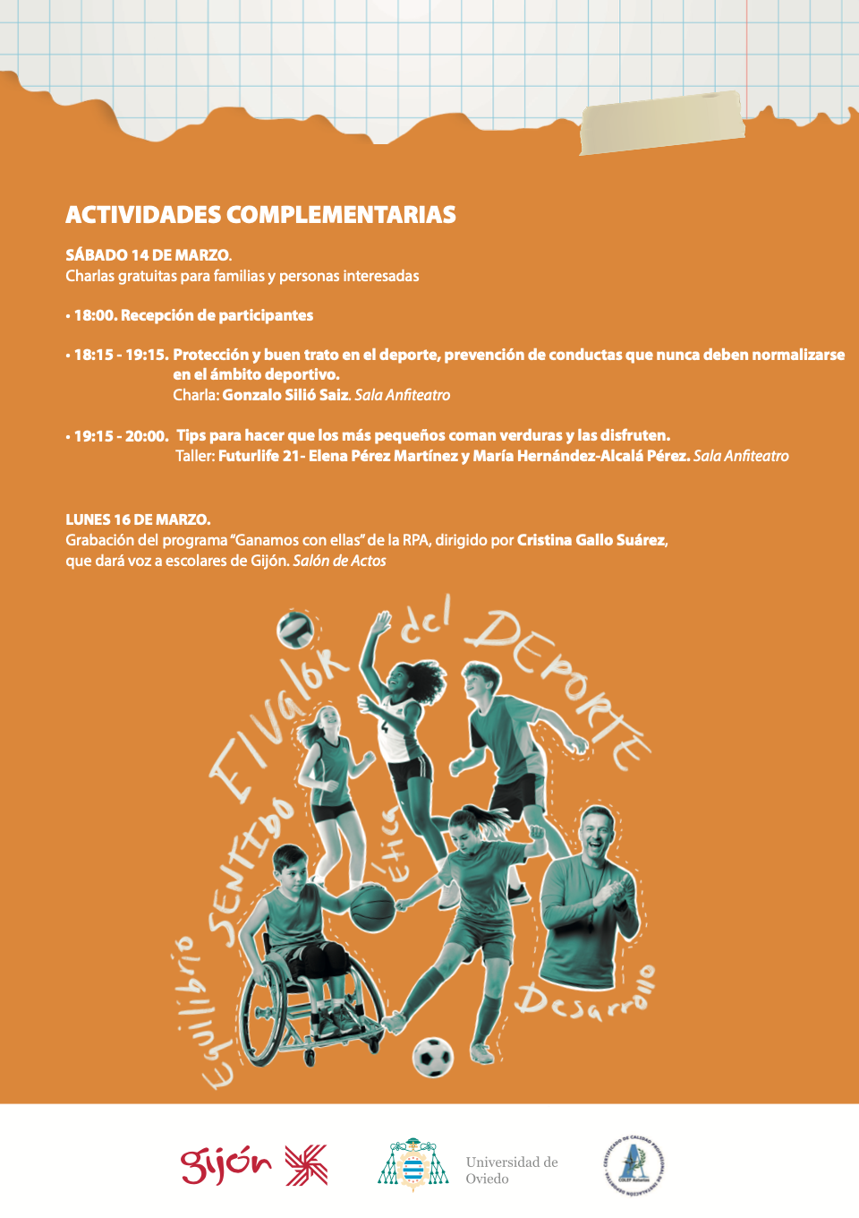 ACTIVIDADES COMPLEMENTARIAS CONGRESO DEPORTE