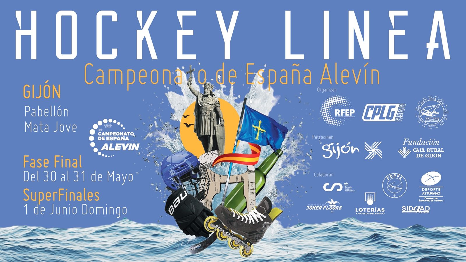 CARTEL C ESPAÑA HOCKEY LÍNEA