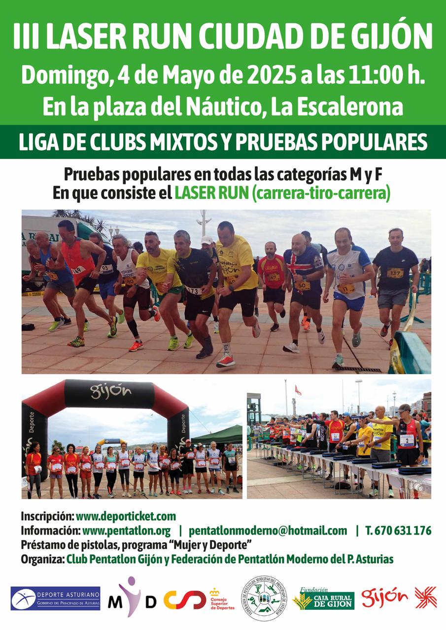 CARTEL III LASER RUN GIJÓN