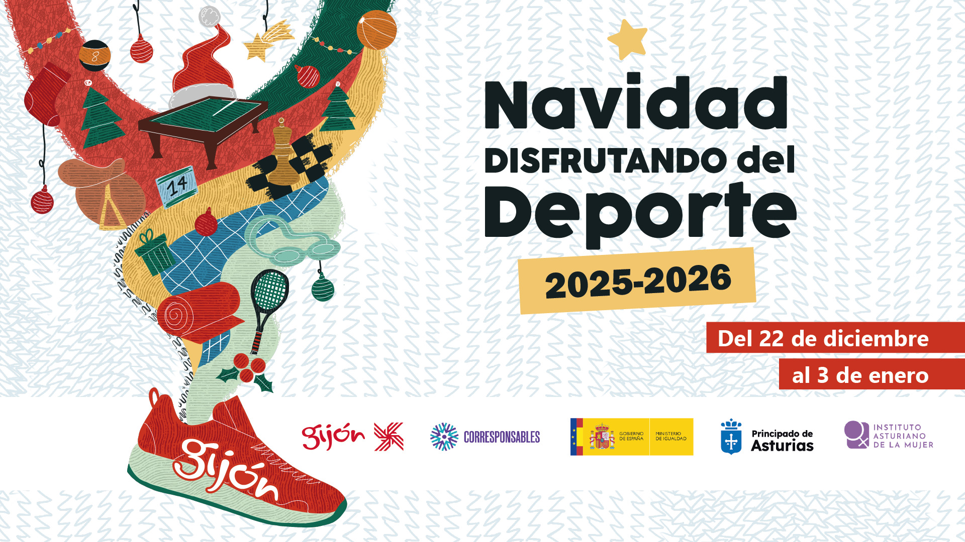 CARTEL NAVIDAD DEPORTIVA