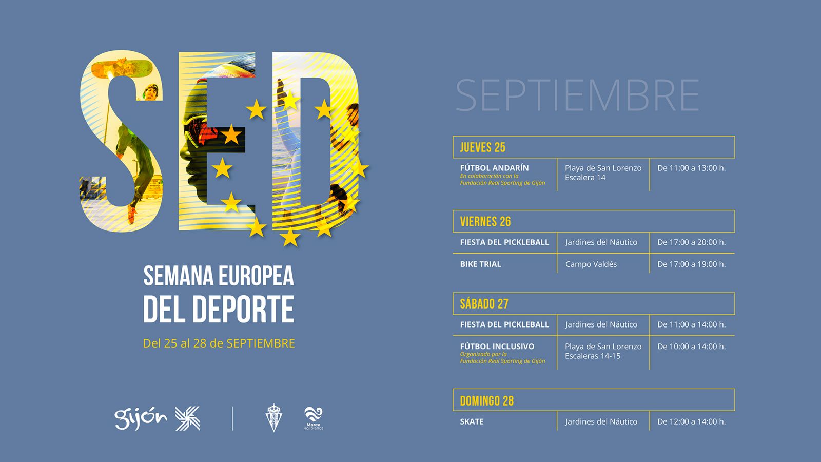CARTEL SEMANA EUROPEA DEPORTE