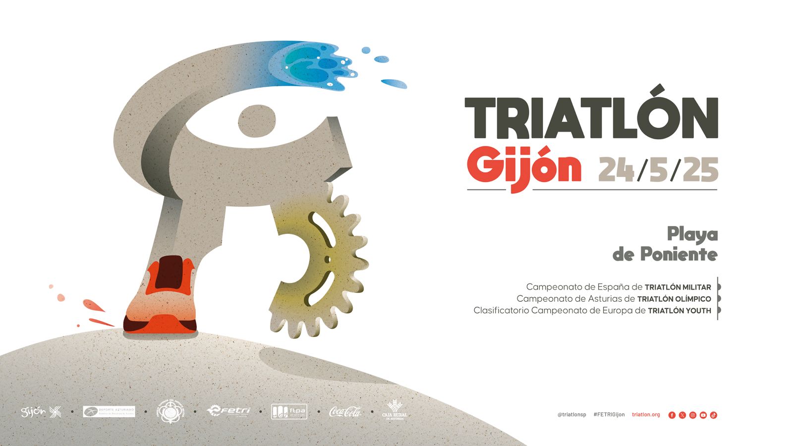 CARTEL TRIATLÓN MILITAR