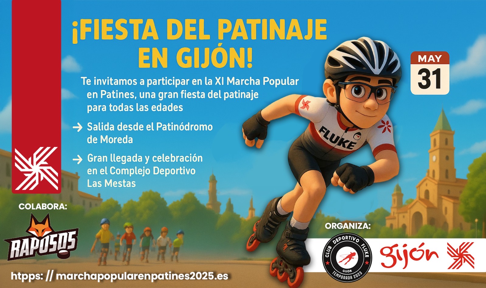 CARTEL XI MARCHA PATINES