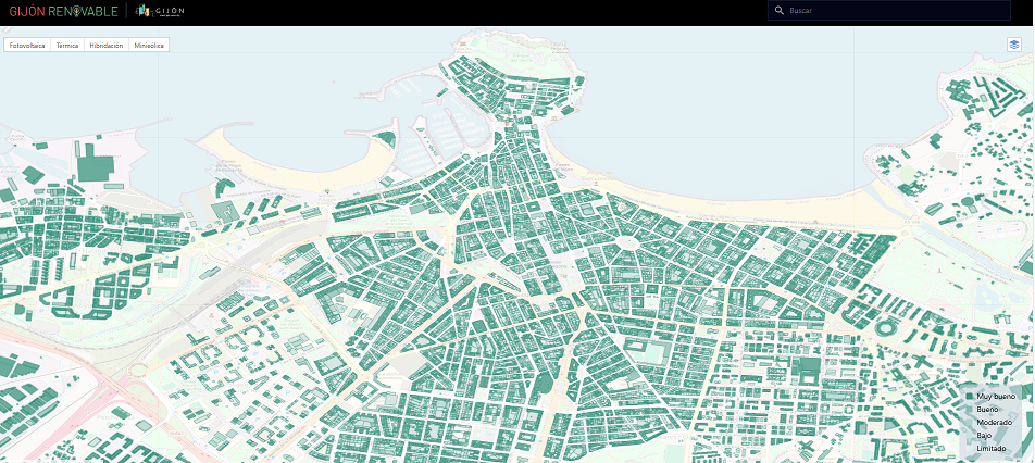 Imagen Mapa de Recursos Energéticos Gijón