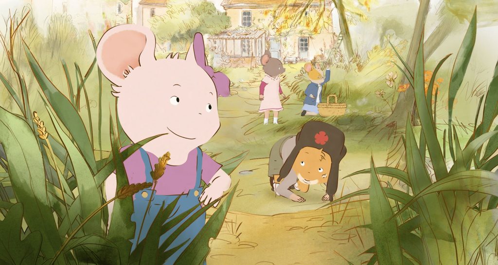 Imagen de la película Ernest & Célestine, cuentos de primavera