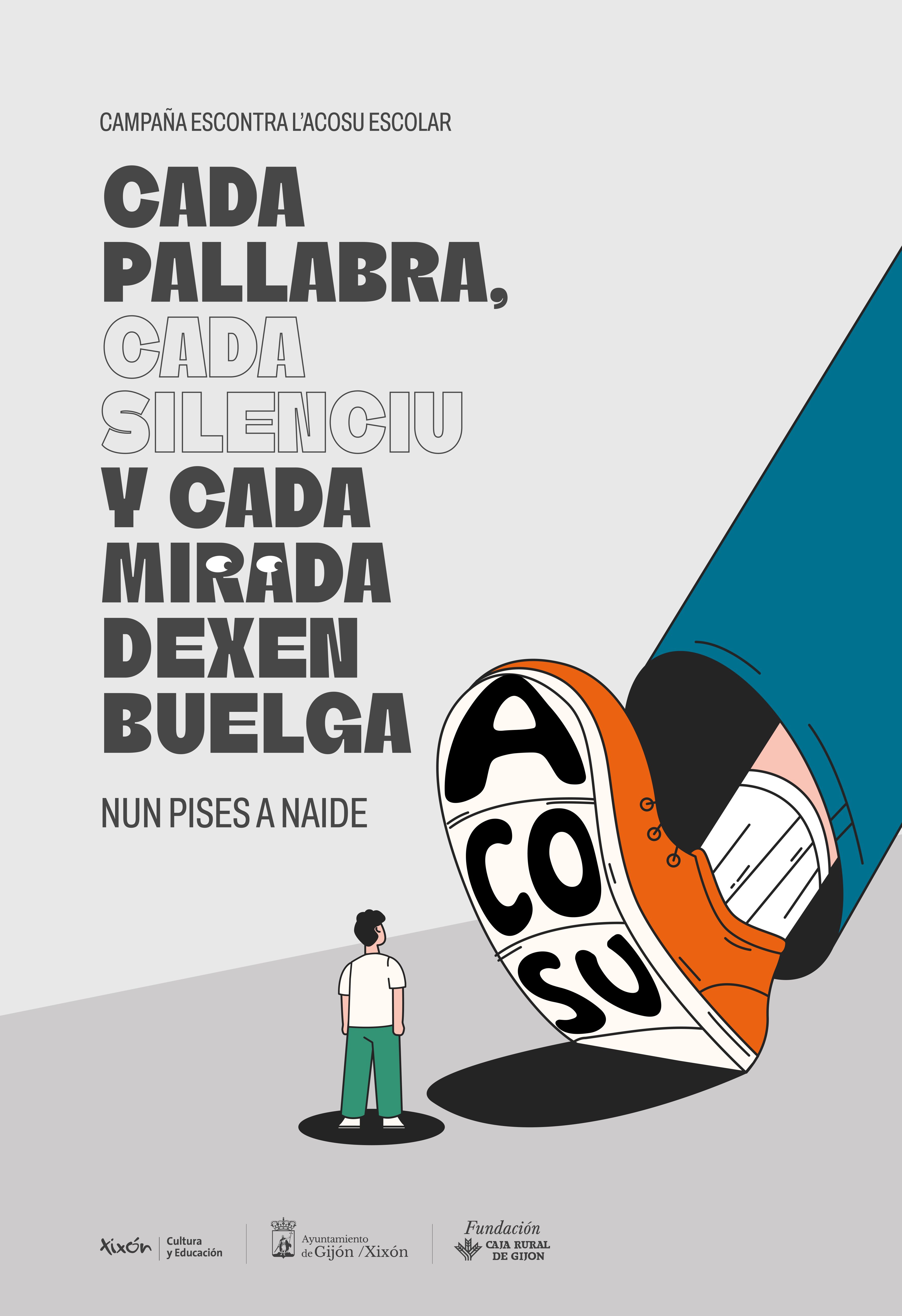 IImagen Campaña contra el Acoso en asturiano
