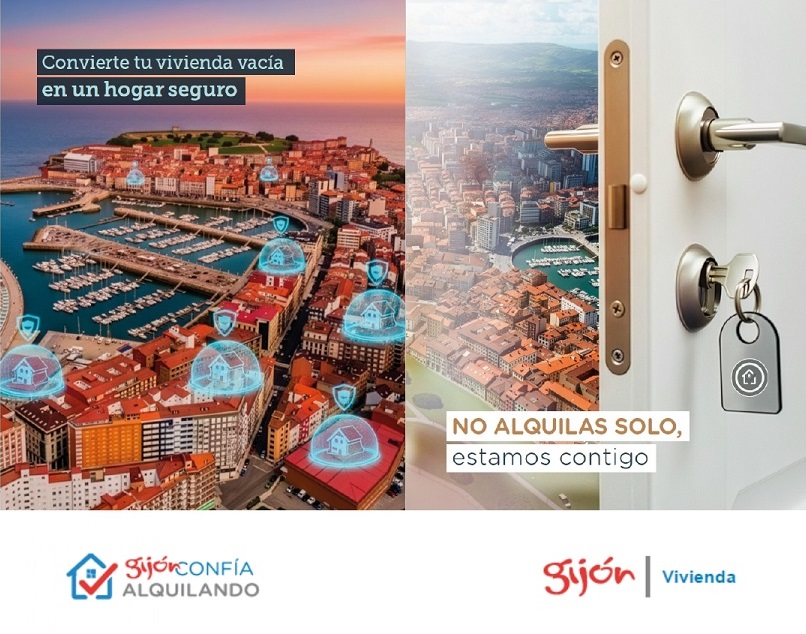 Gijón, confía alquilando