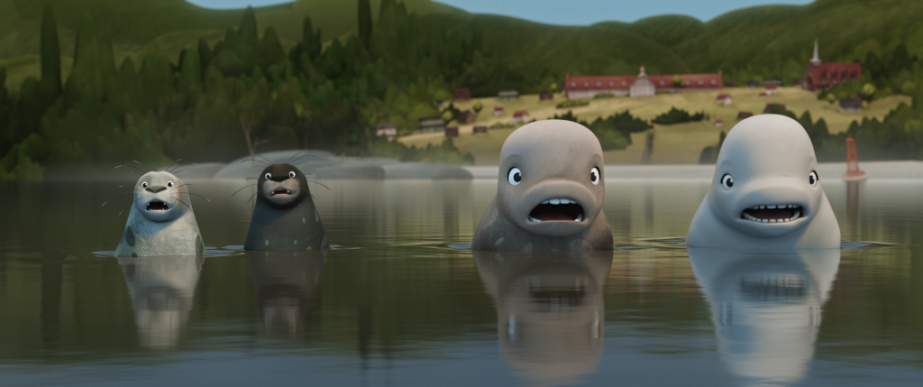 Fotograma de la película Katak, la pequeña ballena