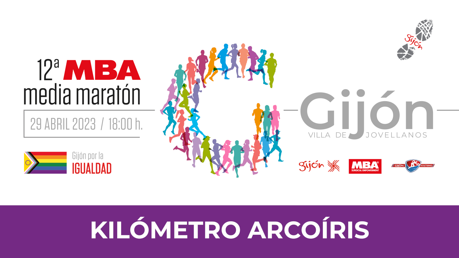 12 MBA Media Maratón Kilómetro Arco Iris