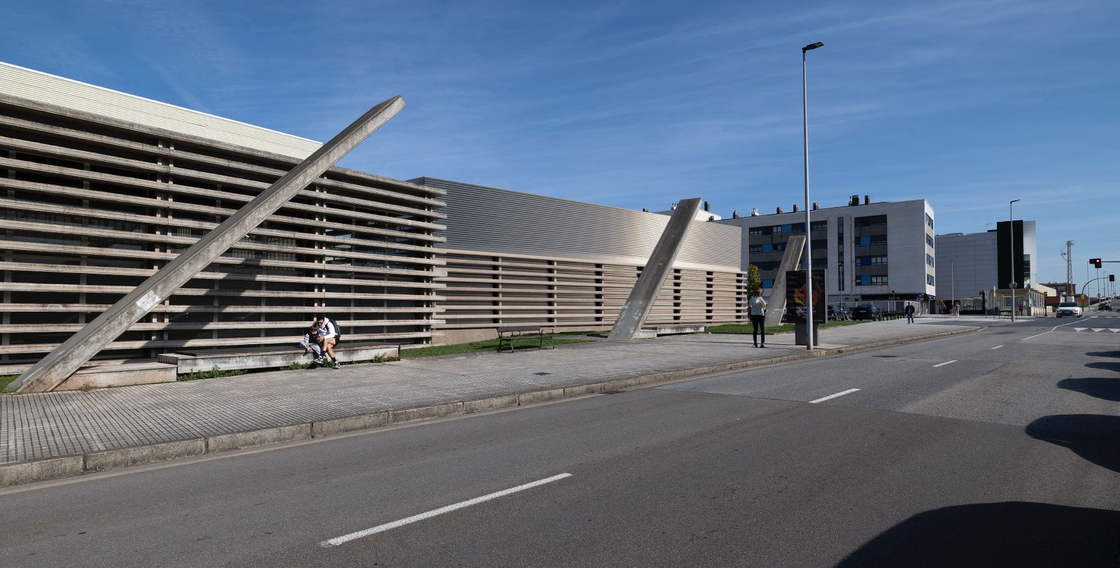 Infografía del nuevo pabellón de La Calzada