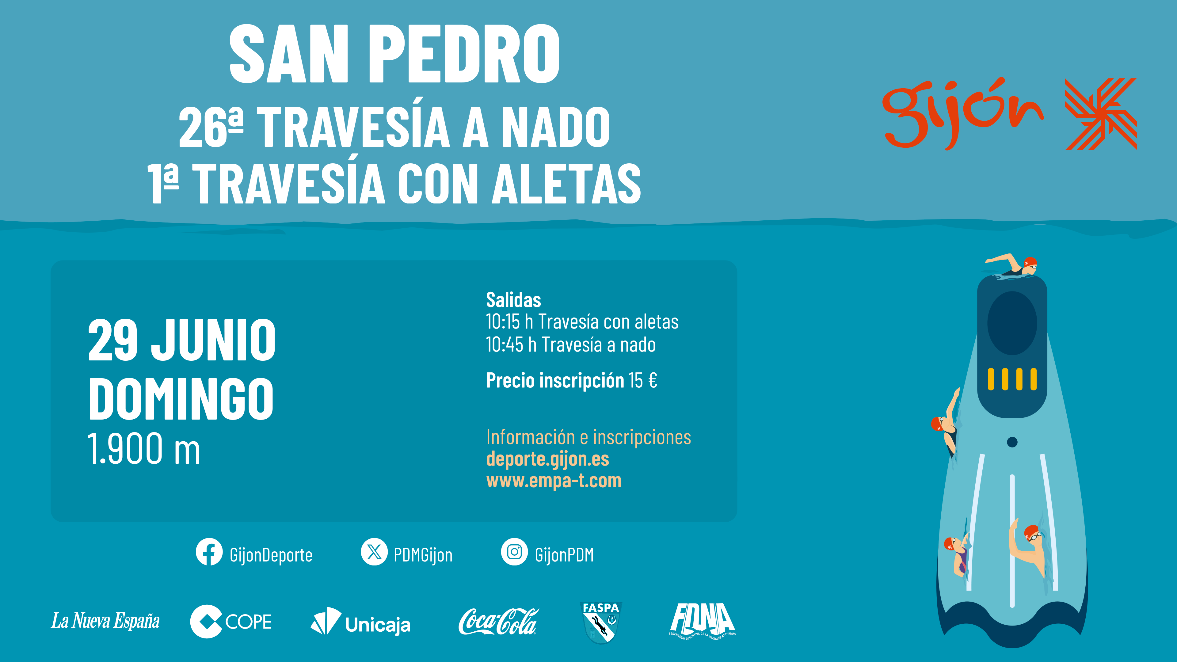 CARTEL TRAVESÍA SAN PEDRO