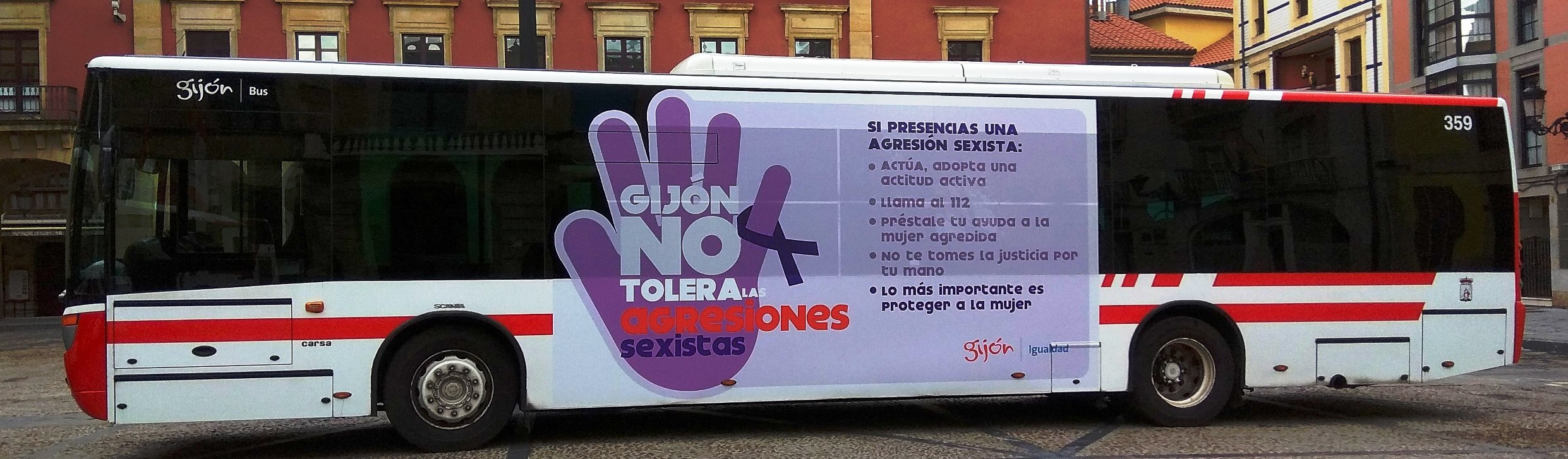 Este bus no tolera las agresiones sexistas