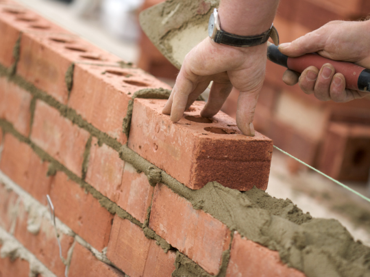 Construyendo pared