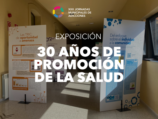 exposición jornadas de adicciones