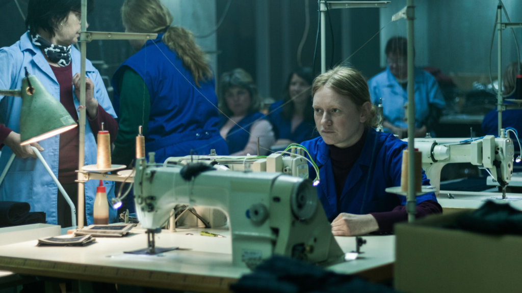 Fotograma de la película Made in Eu en el que aparece la actriz Gergana Pletnyova