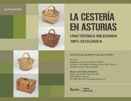 La Cestería en Asturias. Exposición