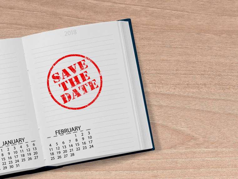 Agenda save the date