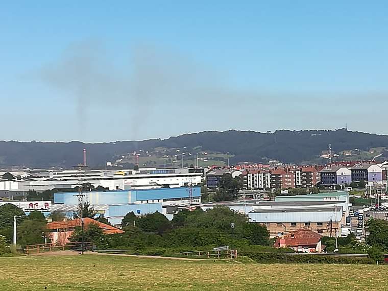 Vista general de Tremañes desde Nuevo Gijón