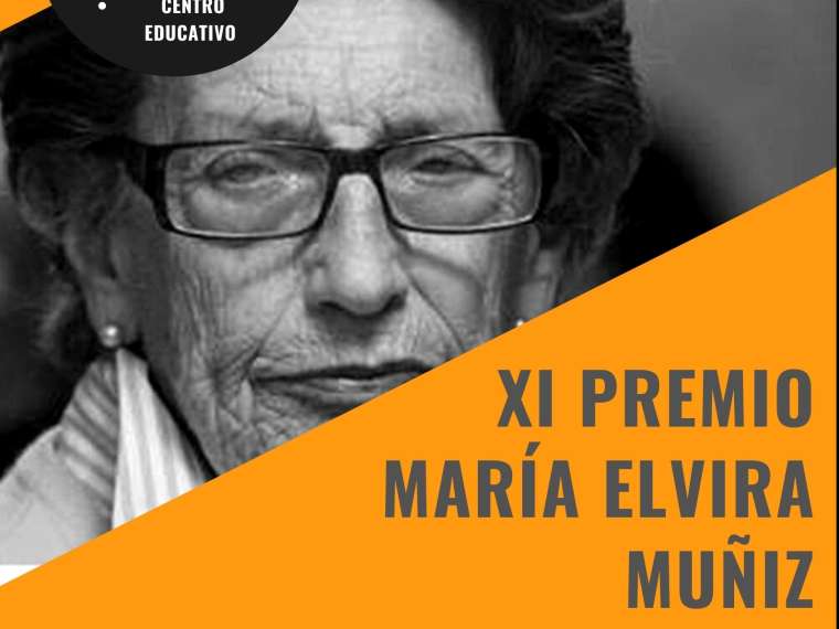 Detalle del cartel del XI Premio María Elvira Muñiz