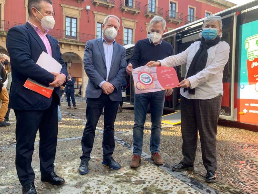 Presentación de los nuevos autobuses híbrido-eléctricos de EMTUSA