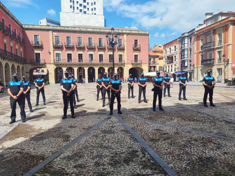 Toma de posesión de nuevos agentes de la Policía Local el 7 de julio de 2021