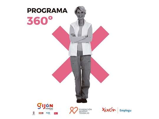 Programa 360º Mujer apoyada en signo por