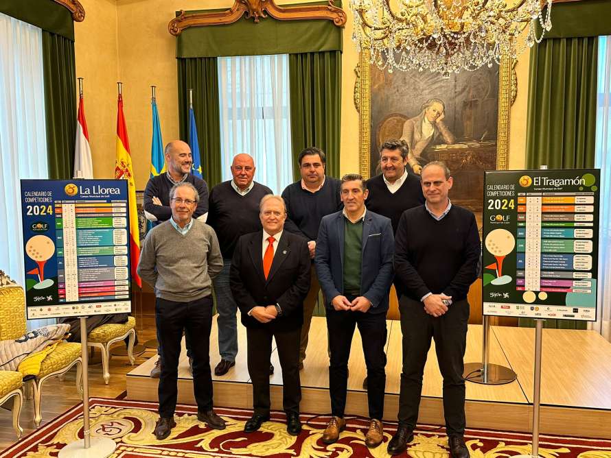 presentación calendarios de golf municipales 