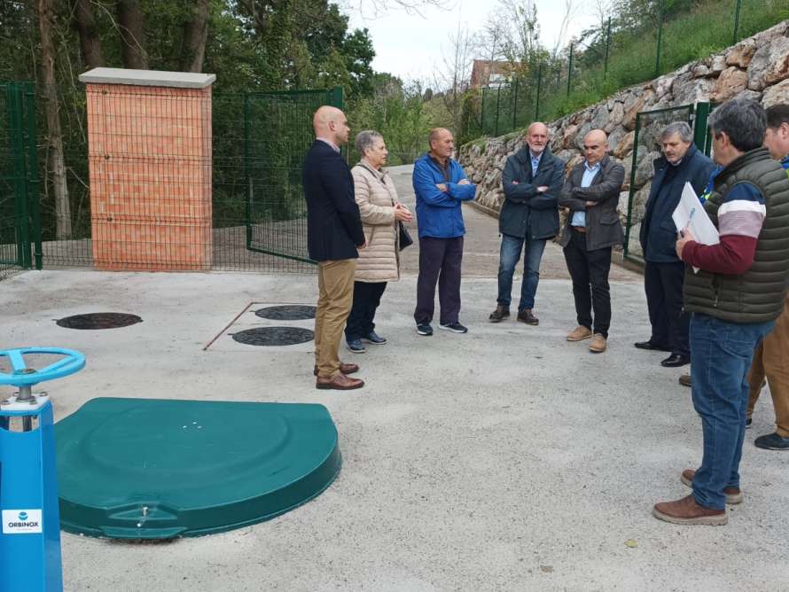 Obras de la EMA en Caldones