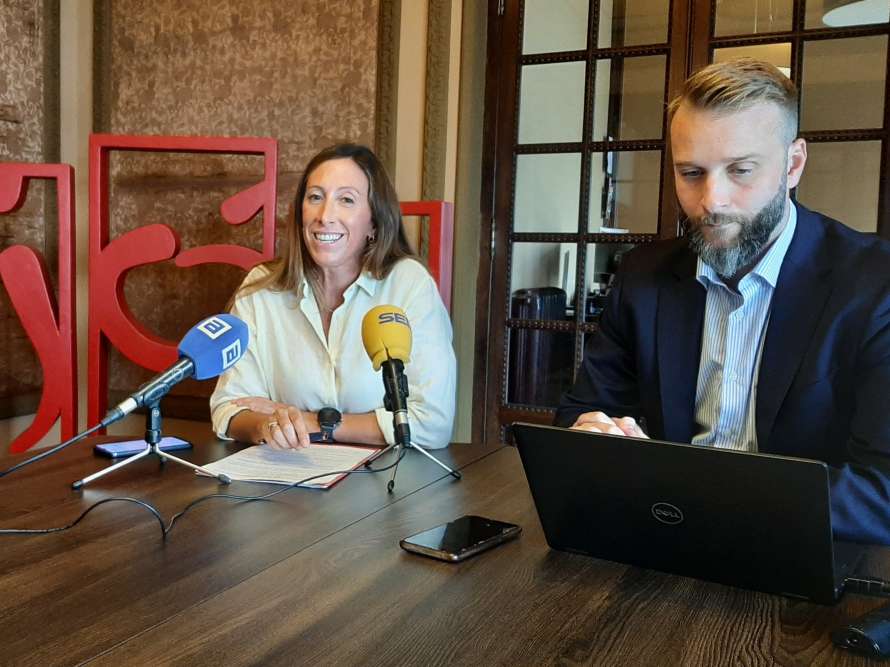 Ángela Pumariega y Daniel Martínez Junquera