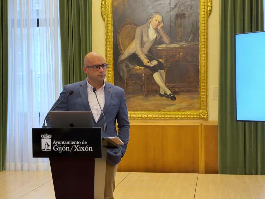 Jesús Martínez Salvador en la rueda de prensa de la Junta de Gobierno