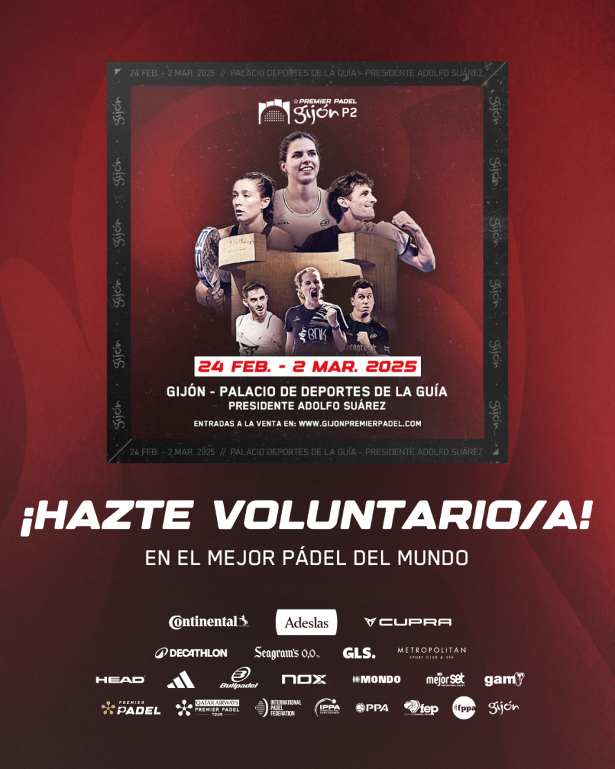 hazte voluntario padel profesional