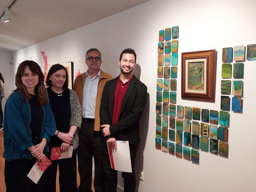 Foto de la inauguración de la exposición