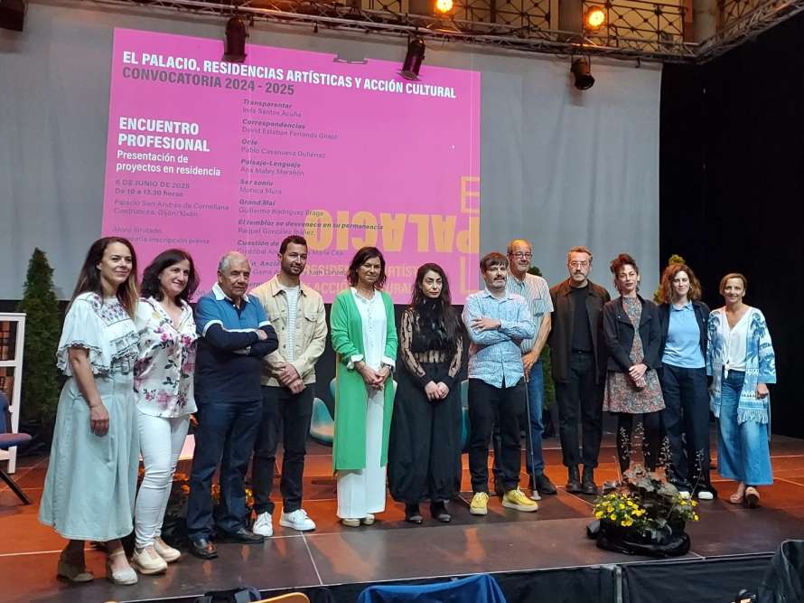 Fotografía de la rueda de prensa del Encuentro Profesional y Puertas Abiertas El Palacio