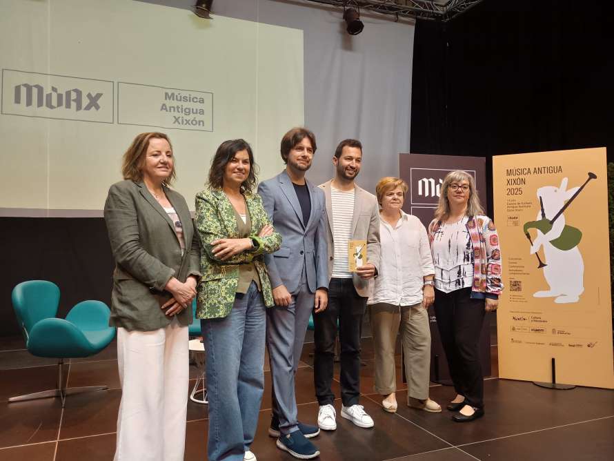Fotograía de la presentación de la programación de Música Antigua 2025