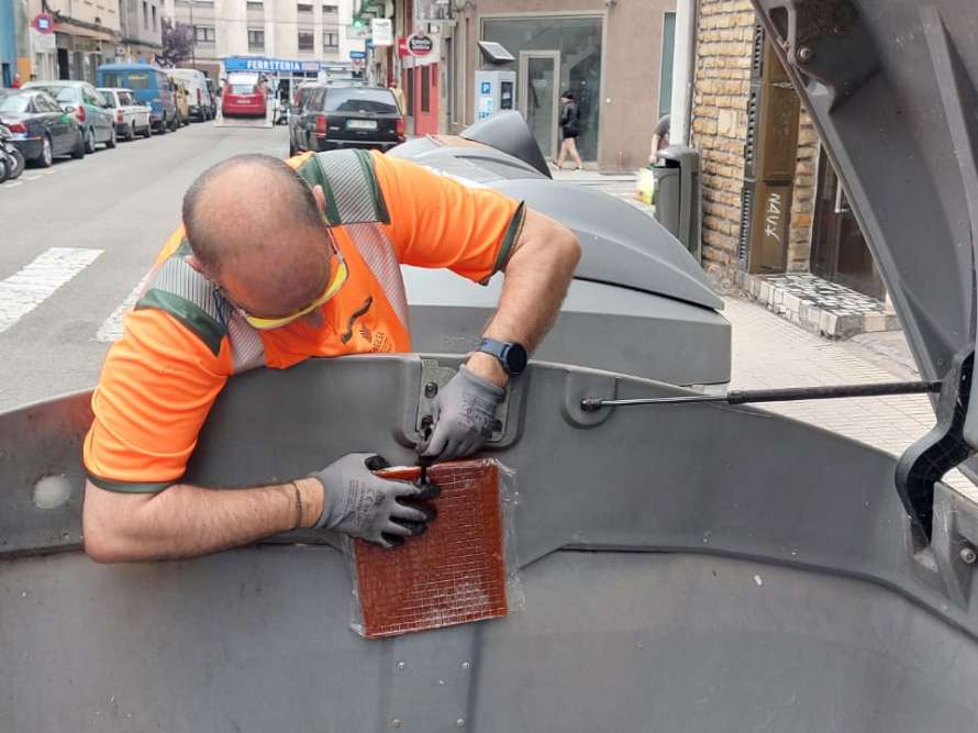 Instalación de placas antiolor