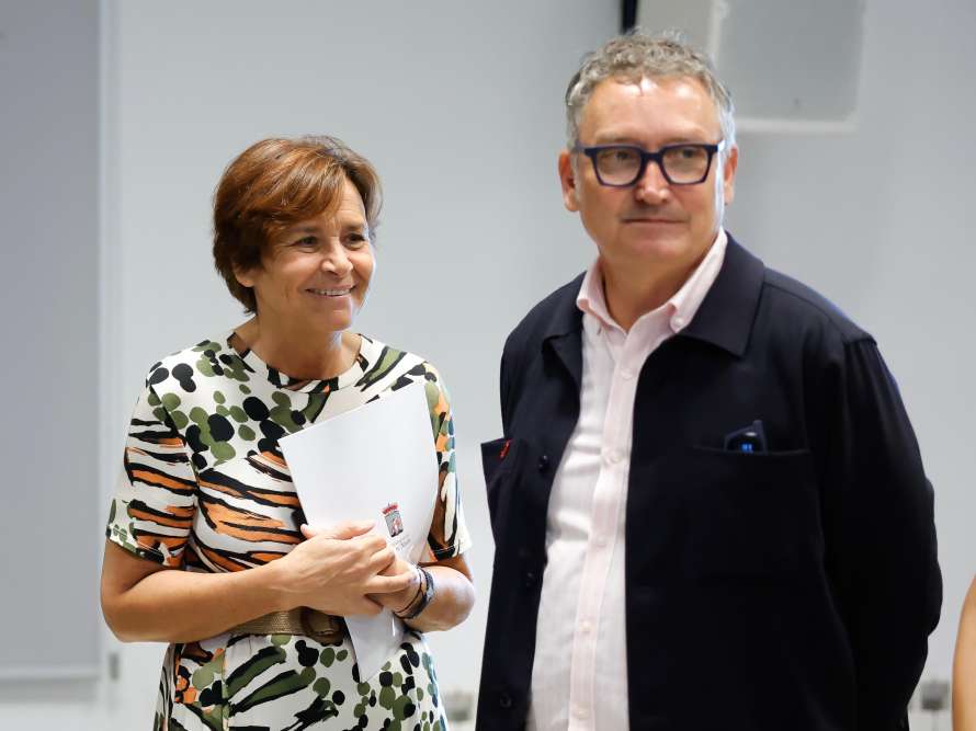 Carmen Moriyón y Gilberto Villoria