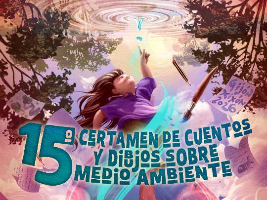 Cartel del XV Certamen de Cuentos y Dibujos sobre Medio Ambiente