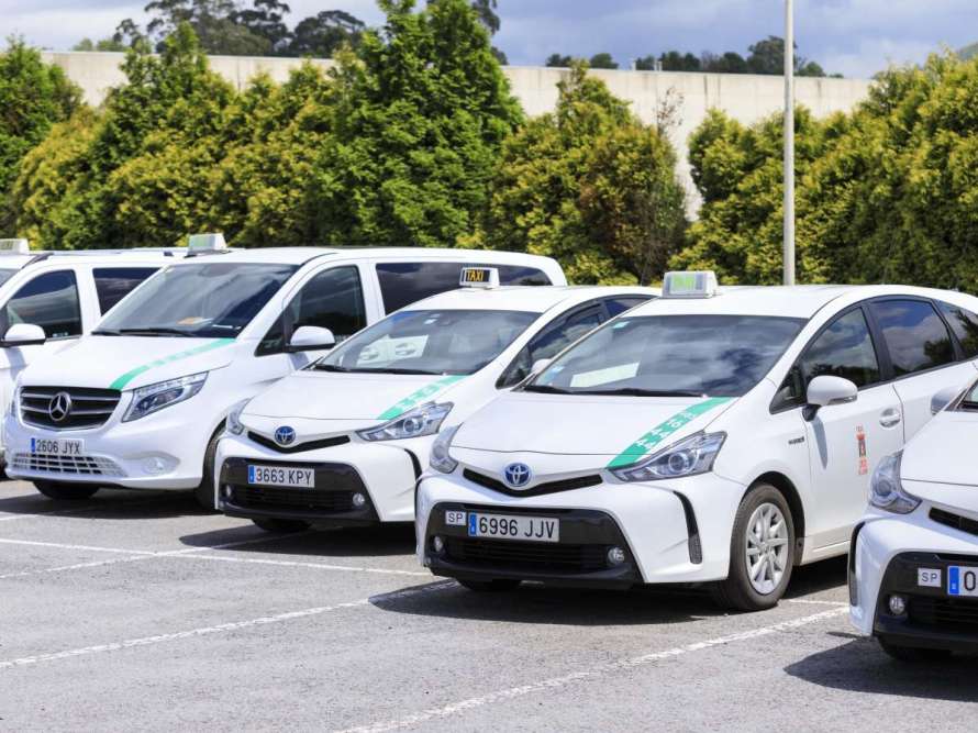 taxis aparcados