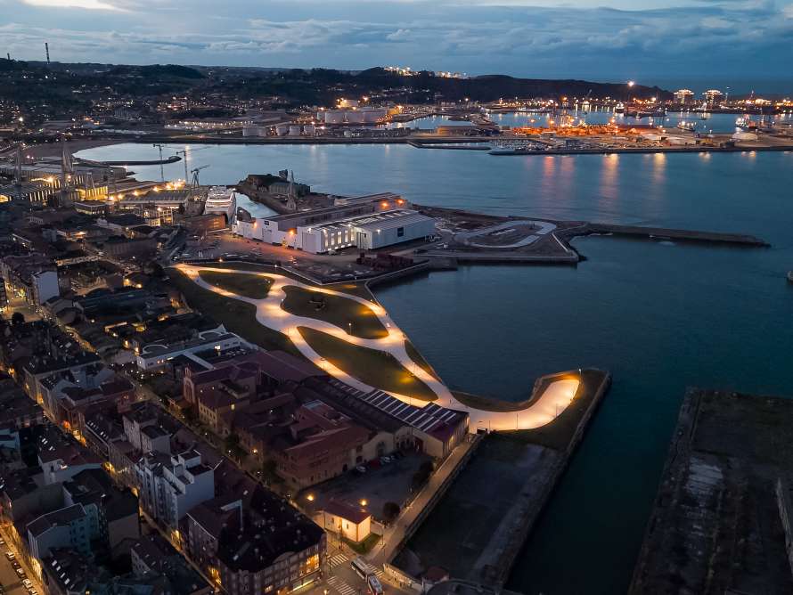 Vista aérea de Naval Azul