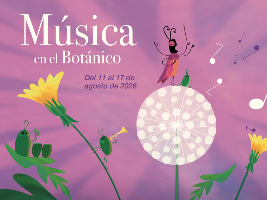 Cartel Música en el botánico 