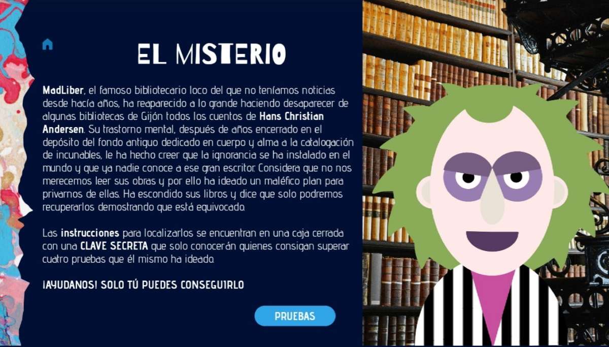 Misterio en la biblioteca