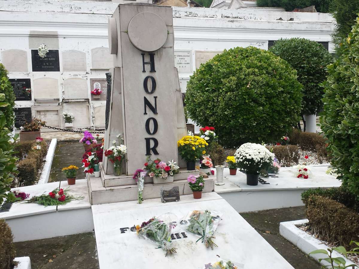 fotografía del cementerio