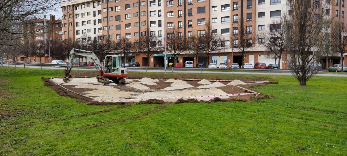 Inicio obras infraestructuras verdes + minibosques miyawaki