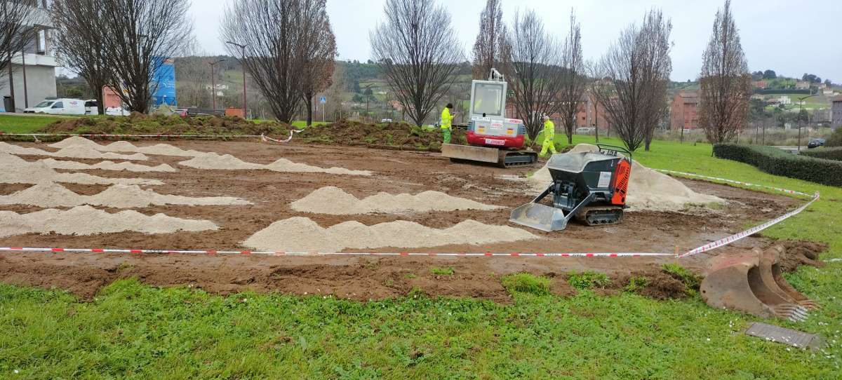 Inicio obras infraestructuras verdes + minibosques miyawaki