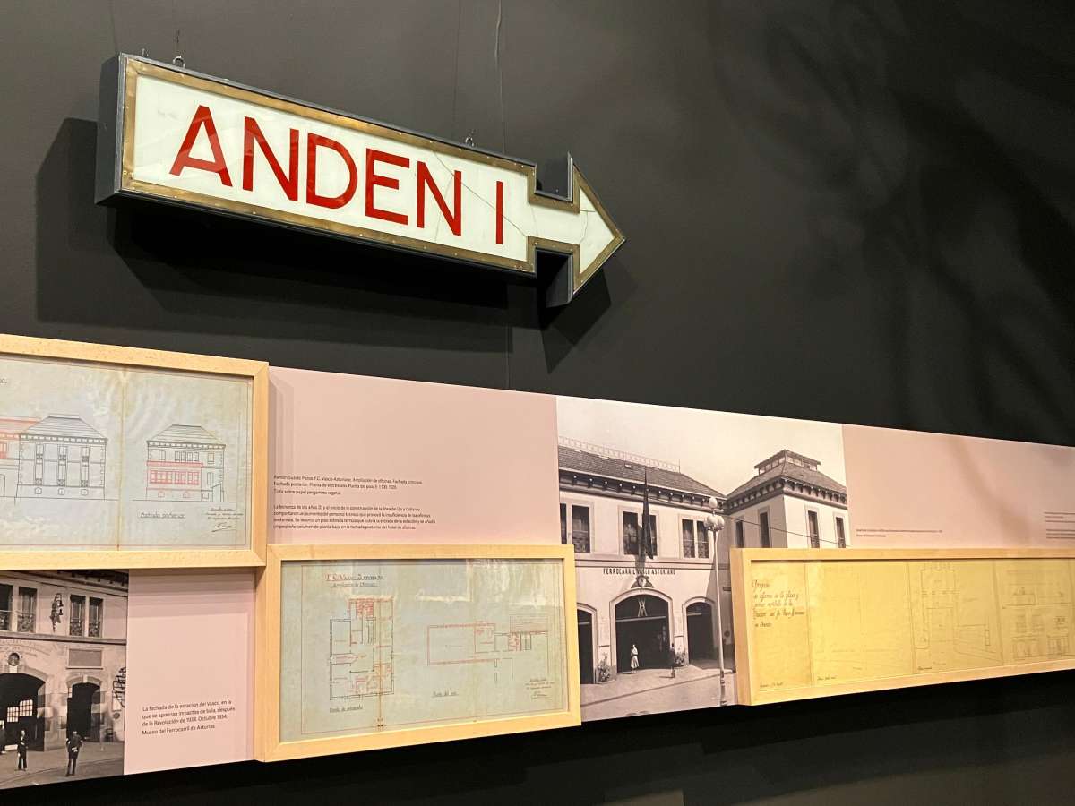 Exposición La estación del Vasco en Oviedo 
