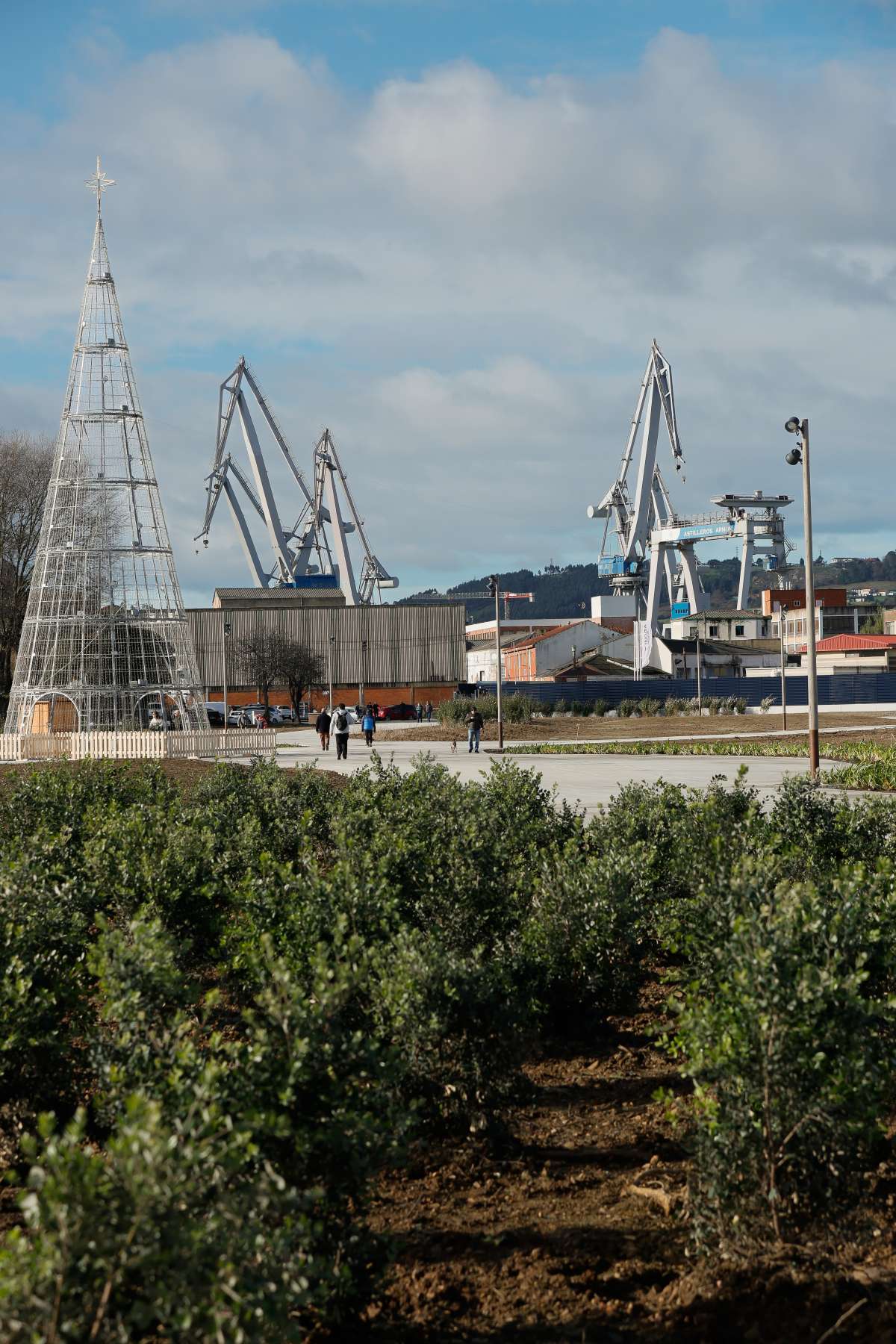 Apertura a la ciudadanía del paseo de Naval Azul